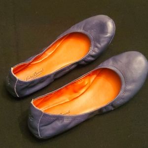 Lucky brand navy blue flats